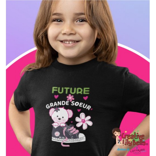 t-shirt Future Grande soeur ourson cc3575